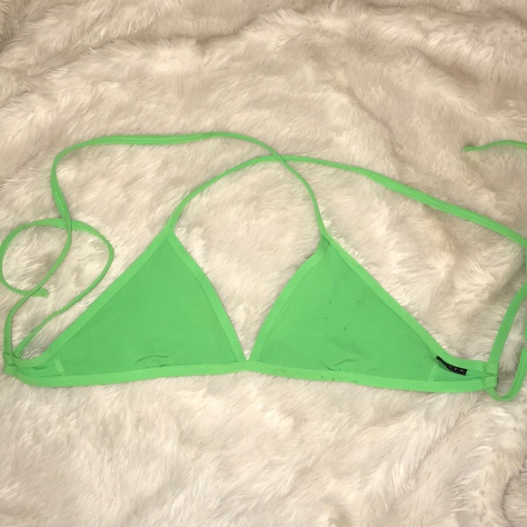 Jolyn Clothing Other - Bright Green Jolyn triangle top